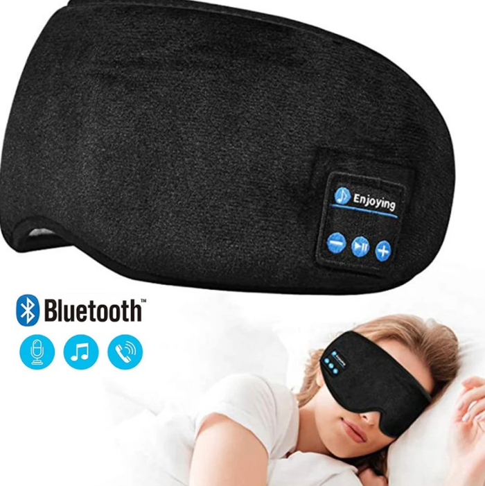 Enjoying - Antifaz para dormir con auriculares bluetooth
